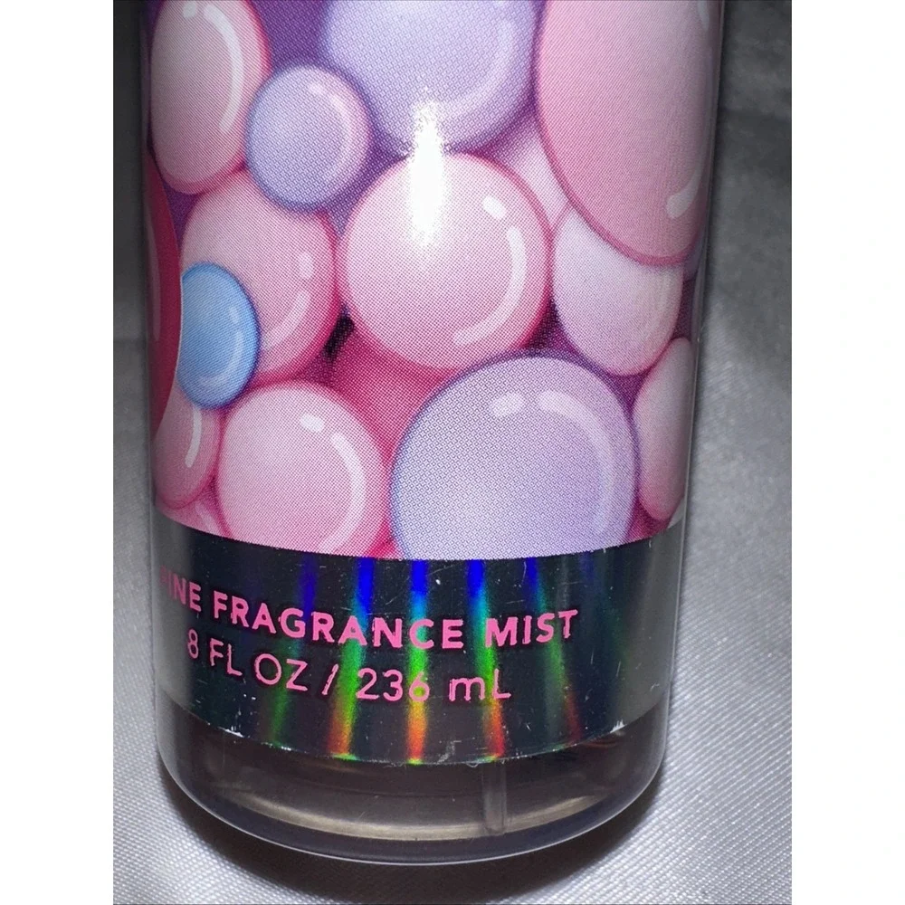 Bath & Body Works Bubble Gum Pop Fine Fragrance Mist 8oz Set of 2 New